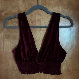 Velvet clubbing top
